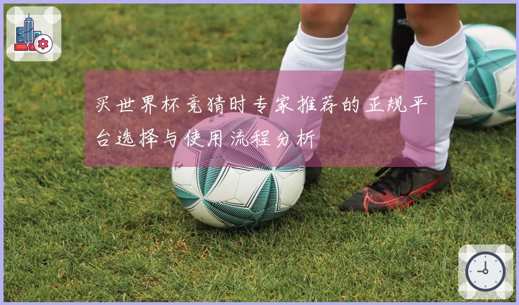 买世界杯竞猜时专家推荐的正规平台选择与使用流程分析
